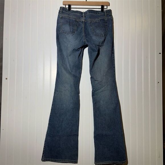 Vintage Y2K Weather Vane Flare Jeans 11 low rise Medium Wash 2000s Indie Grunge - Picture 2 of 4